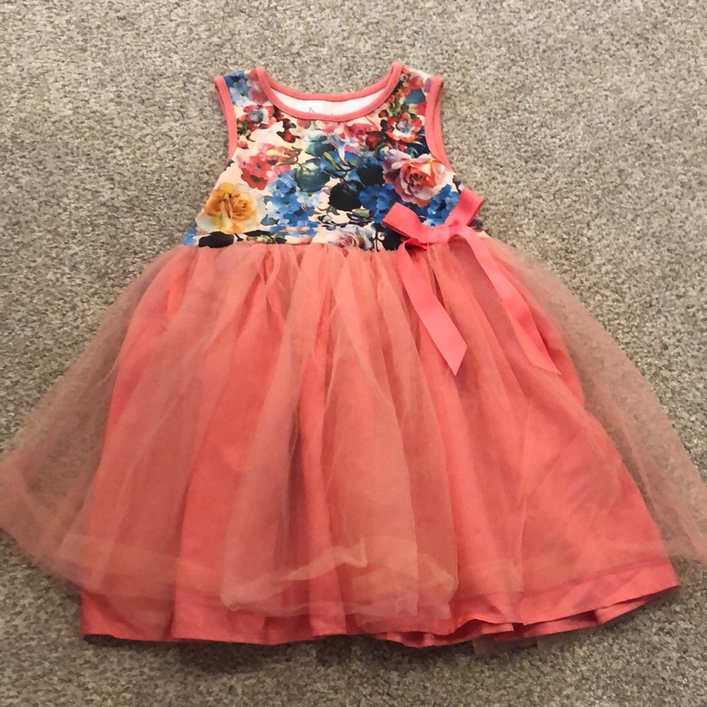 Girl’s pink dress